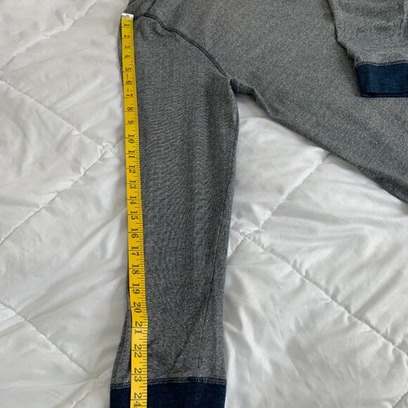 U.S. Polo Assn. Denim Co. Men’s Grey/Blue 100% Cotton Henley Top - Picture 14 of 16